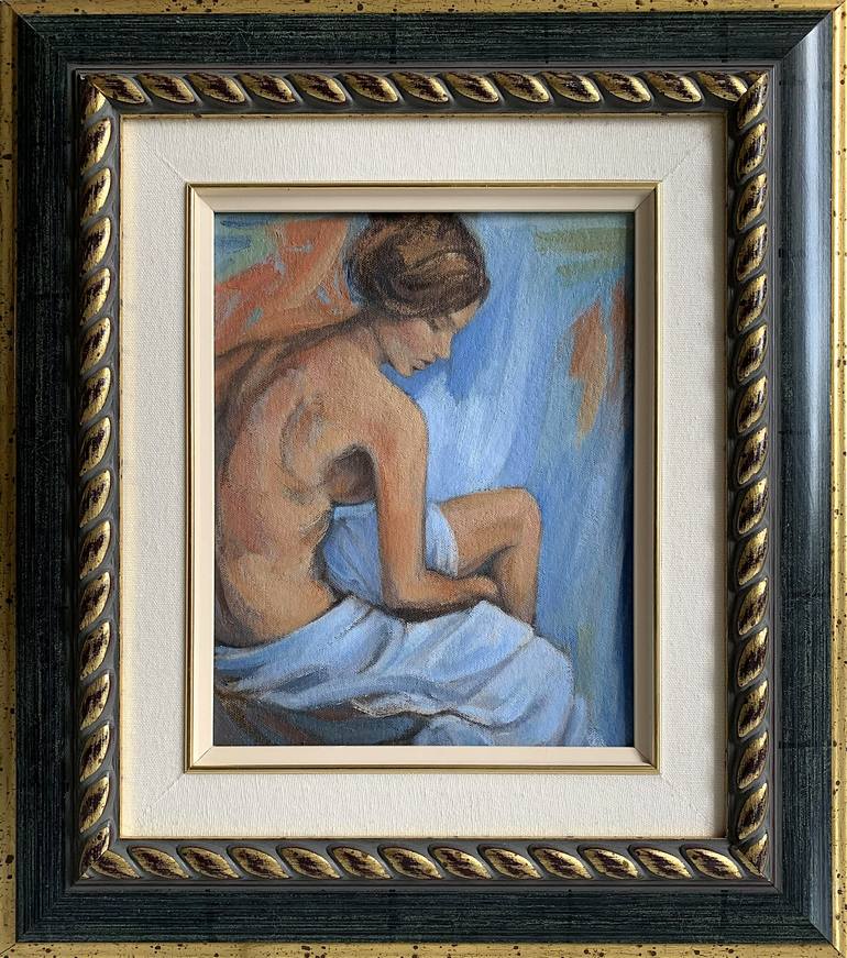 Original Contemporary Nude Painting by RAFFI ANDERIAN