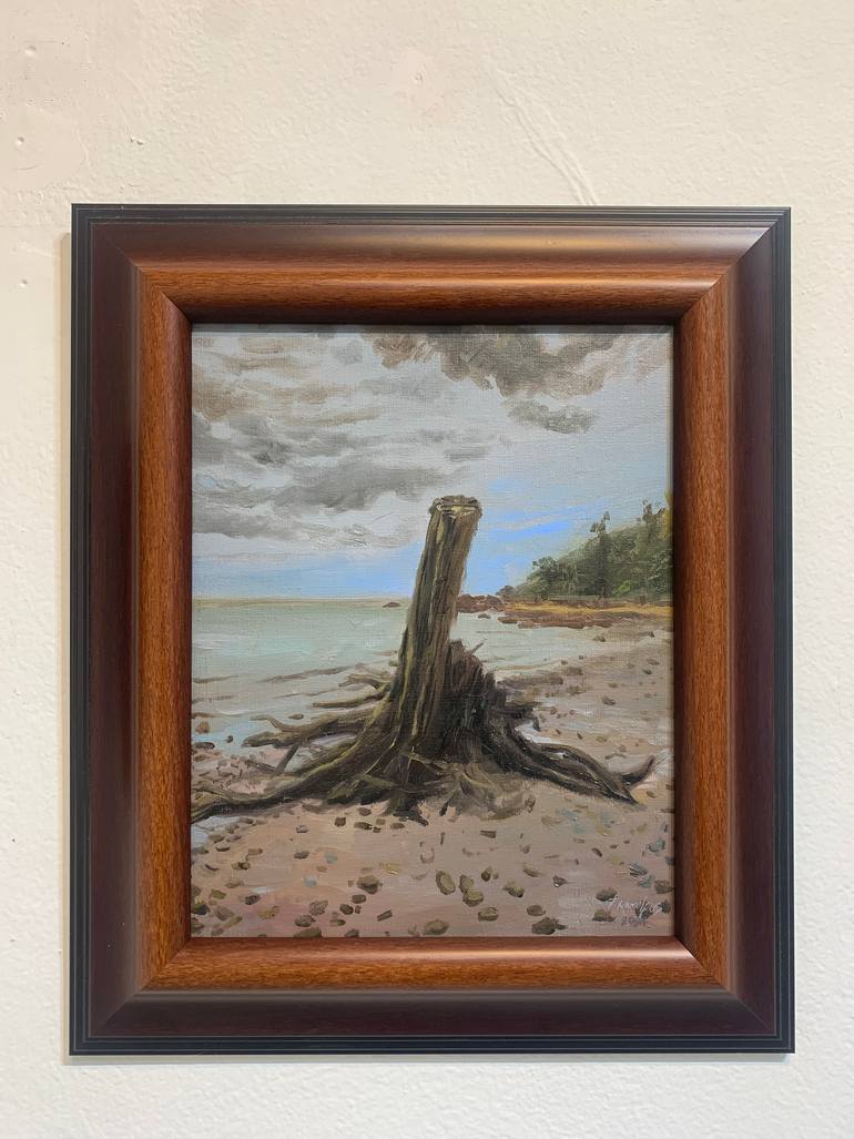 Original Impressionism Nature Painting by Theerapong Kamolpus