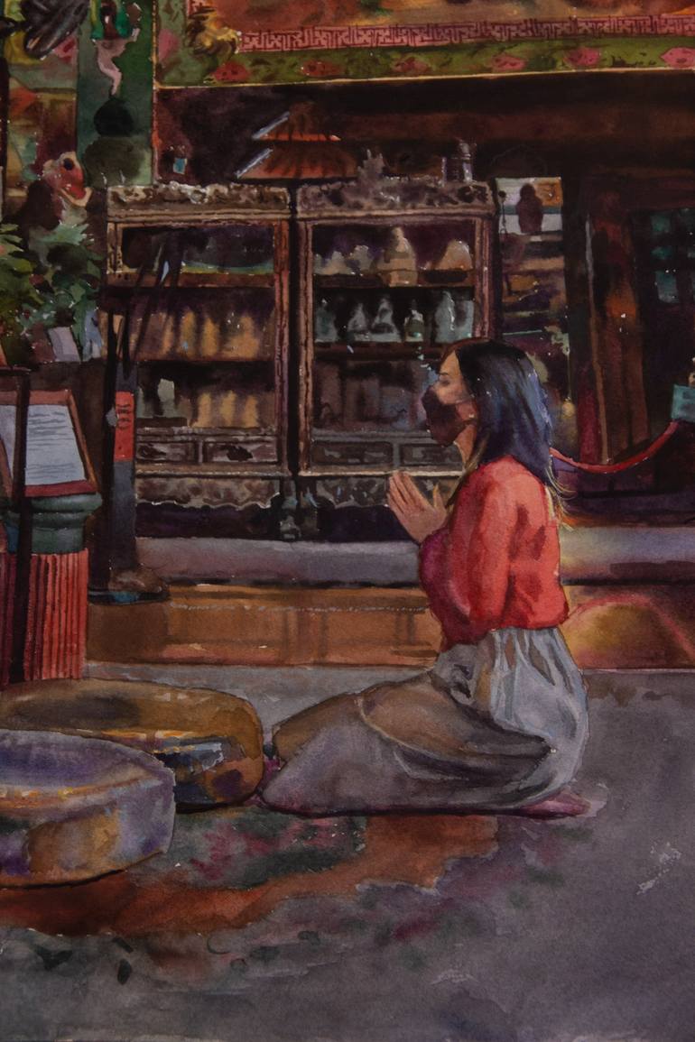 Original Culture Painting by Theerapong Kamolpus