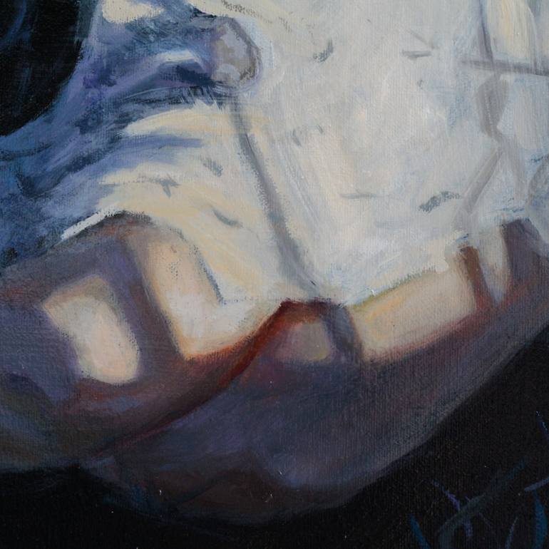 Original Figurative Women Painting by Theerapong Kamolpus