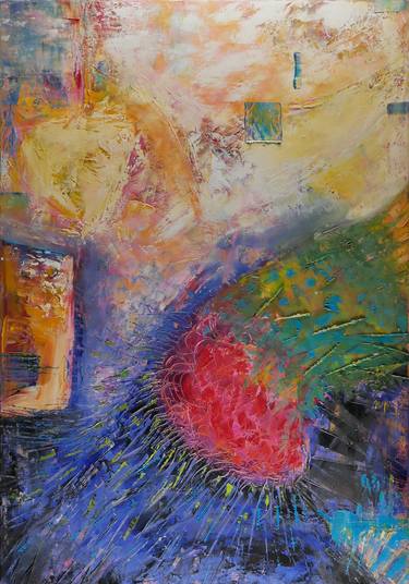 Original Abstract Expressionism Abstract Paintings by Rotaru Dragos