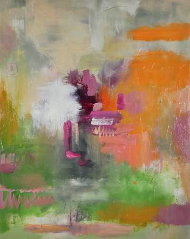 Original Abstract Expressionism Abstract Painting by Rotaru Dragos