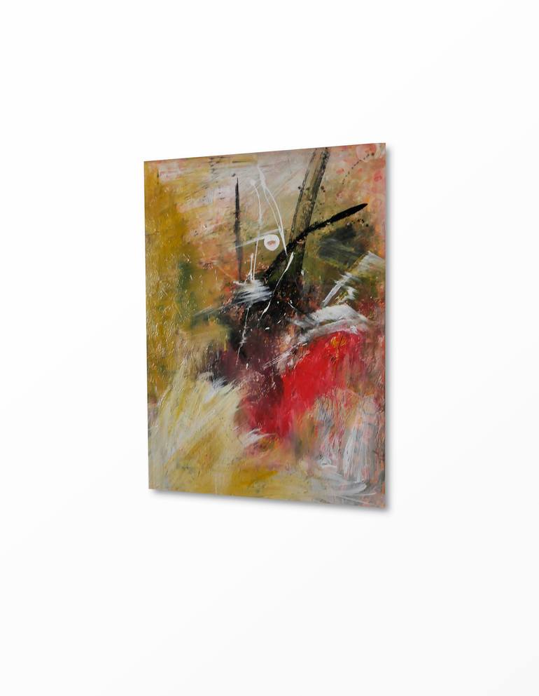 Original Abstract Expressionism Abstract Painting by Rotaru Dragos