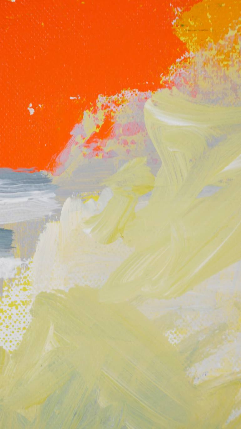 Original Abstract Expressionism Abstract Painting by Rotaru Dragos