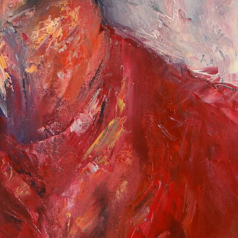 Original Art Deco Abstract Painting by Rotaru Dragos