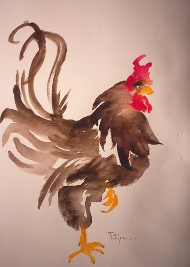 Original Expressionism Animal Paintings by Tatjana Karabasevic