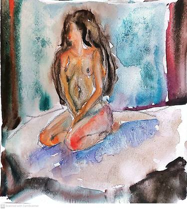 Print of Nude Paintings by Tatjana Karabasevic