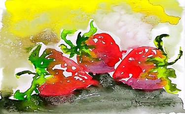 Original Food Paintings by Tatjana Karabasevic