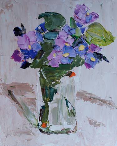 Original Expressionism Botanic Paintings by Tatjana Karabasevic