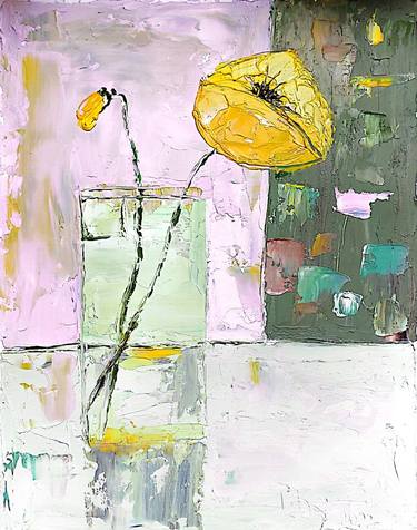 Original Expressionism Botanic Paintings by Tatjana Karabasevic