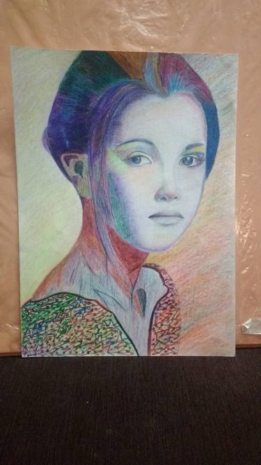 Print of Expressionism Portrait Paintings by Purnima Arora