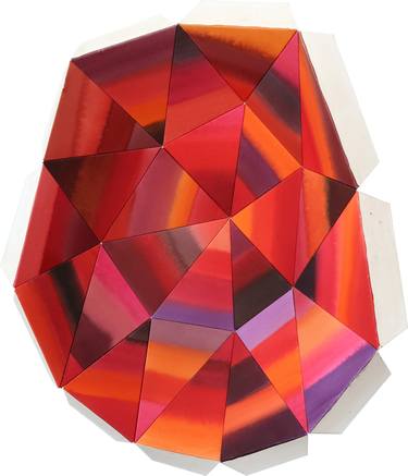 Saatchi Art Artist Marc Bowditch; Painting, “Kaleidoscope (Red)” #art
