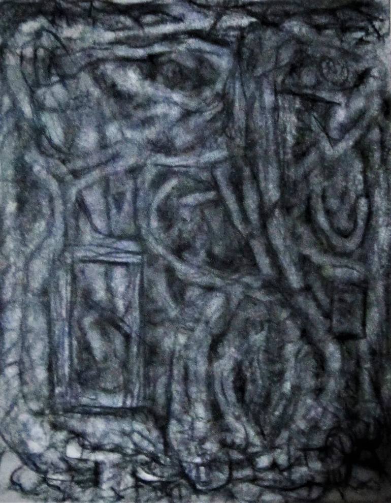 Original Abstract Drawing by James Robb