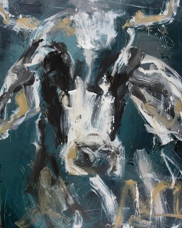 Original Abstract Animal Paintings by Rose Hewartson