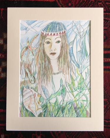 Nereid an original ,signed painting thumb