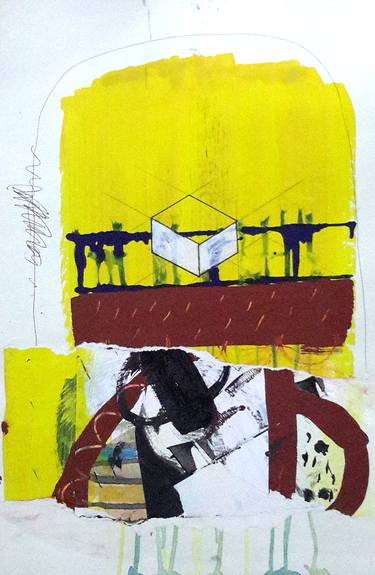 Original Abstract Collage by meyo de Jesus