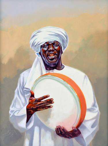 Print of Music Paintings by Ahmed Bayomi