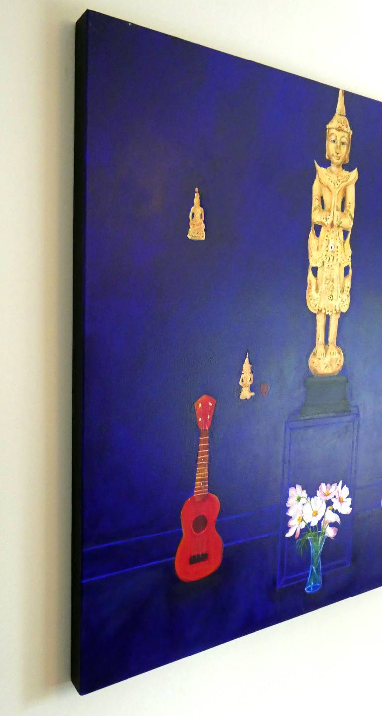 Original Abstract Expressionism Home Painting by John Wright