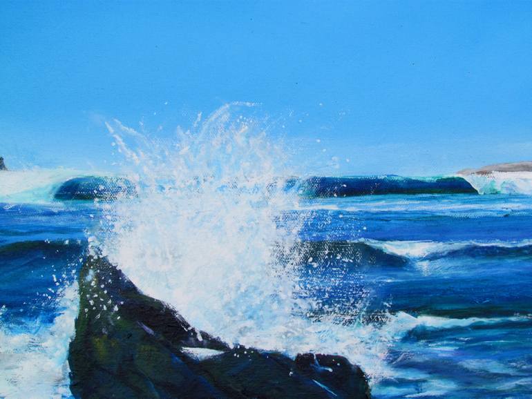 Original Realism Seascape Painting by John Wright