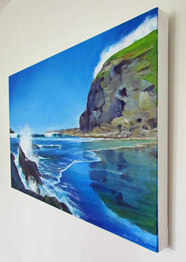 Original Realism Seascape Painting by John Wright