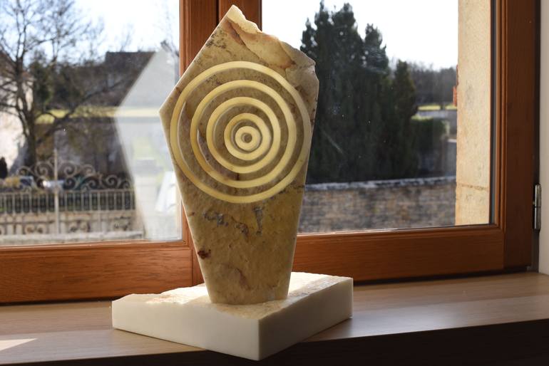 Original Abstract Expressionism Light Sculpture by Marc Mugnier