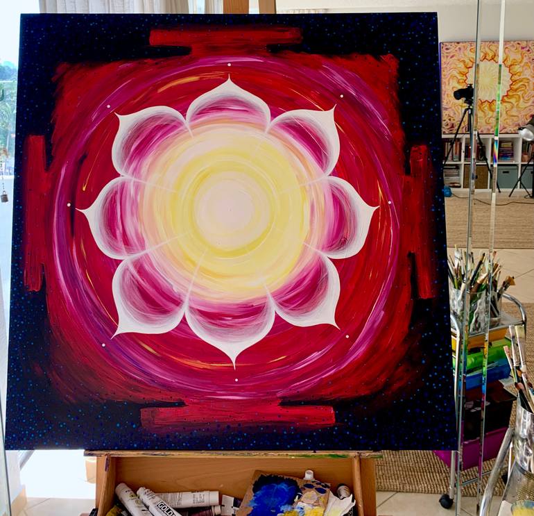 Original Abstract Expressionism Abstract Painting by Victoria Tara