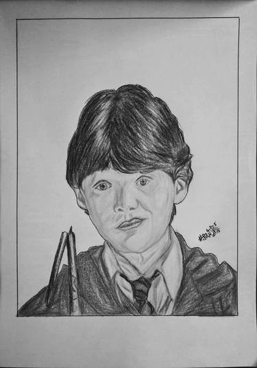 Ron Weasley (Black & White) thumb