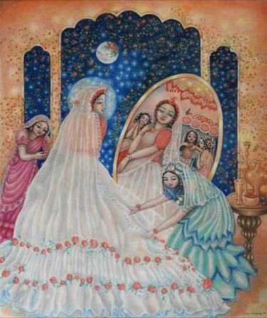Print of Religious Paintings by Mallika Madhavi