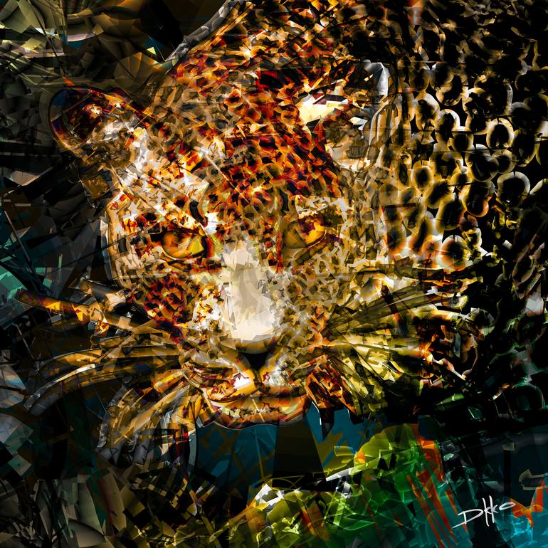 Jungle vibes New Media by Denis Badet | Saatchi Art