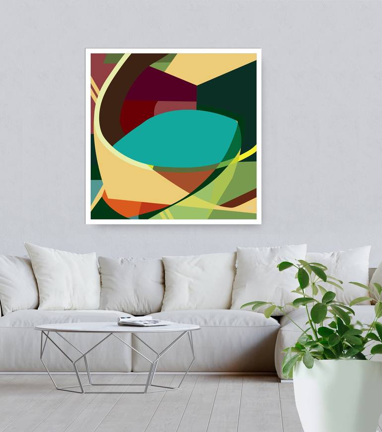Original Contemporary Abstract Printmaking by Walter Hearn