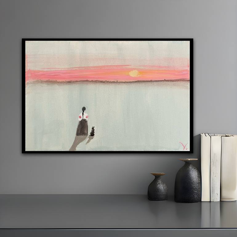 Original Contemporary Women Painting by Yevheniia Zhydkova