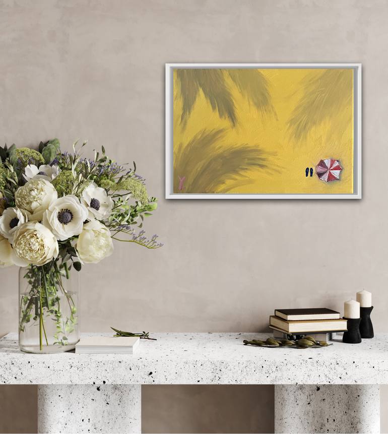 Original Contemporary Beach Painting by Yevheniia Zhydkova