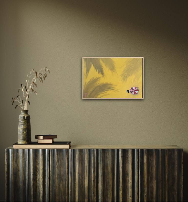 Original Contemporary Beach Painting by Yevheniia Zhydkova