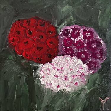 Original Floral Paintings by Yevheniia Zhydkova