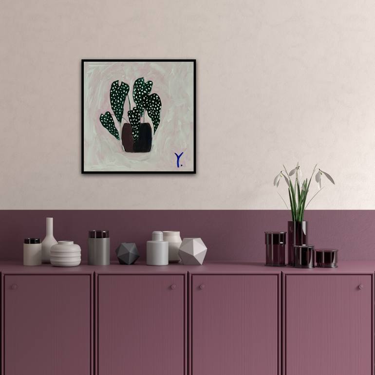 Original Contemporary Botanic Painting by Yevheniia Zhydkova