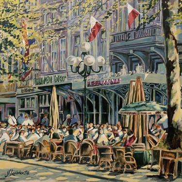 Original Impressionism Cities Paintings by Nop Briex