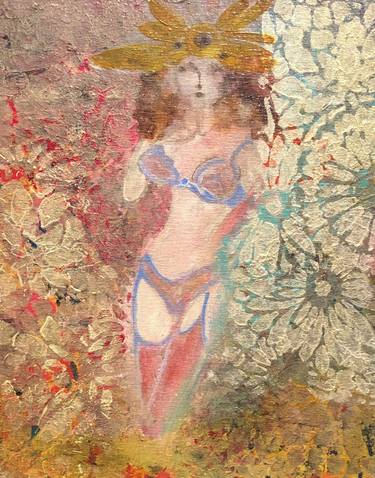 Saatchi Art Artist Leslie Jean Porter; Paintings, “Feathers and Lace” #art