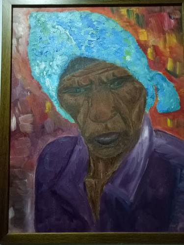Original Folk People Painting by Rupa Parekh