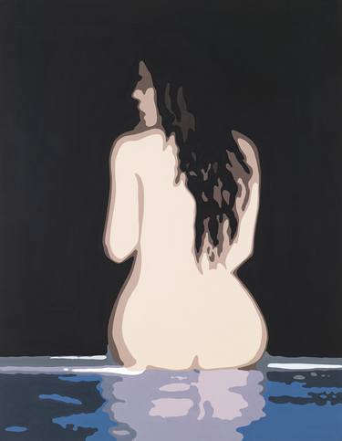 Print of Pop Art Nude Paintings by siyeong kim