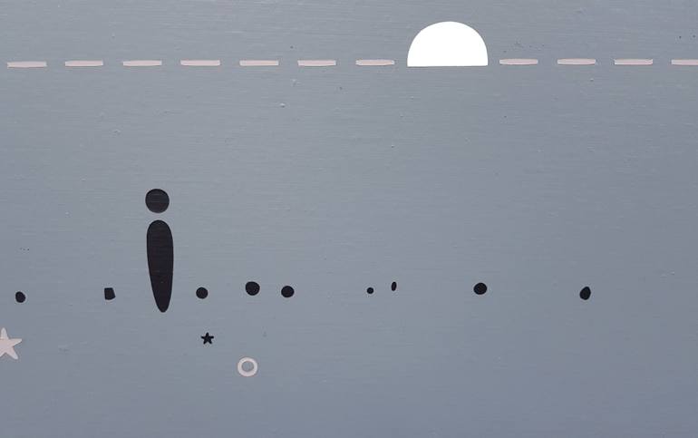 Original Pop Art Beach Painting by Siyeong Kim