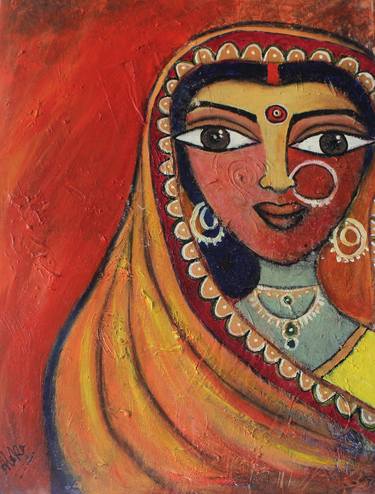 Print of Abstract Culture Paintings by Alakananda Ghoshal