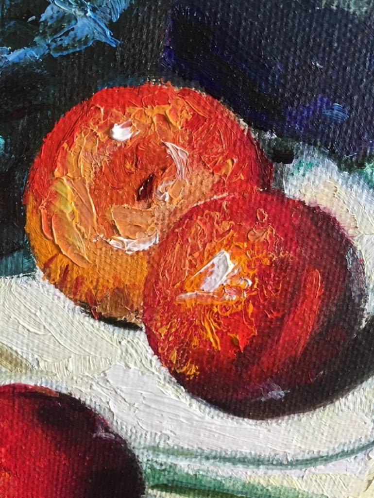 Original Impressionism Still Life Painting by Larisa Grebentsova