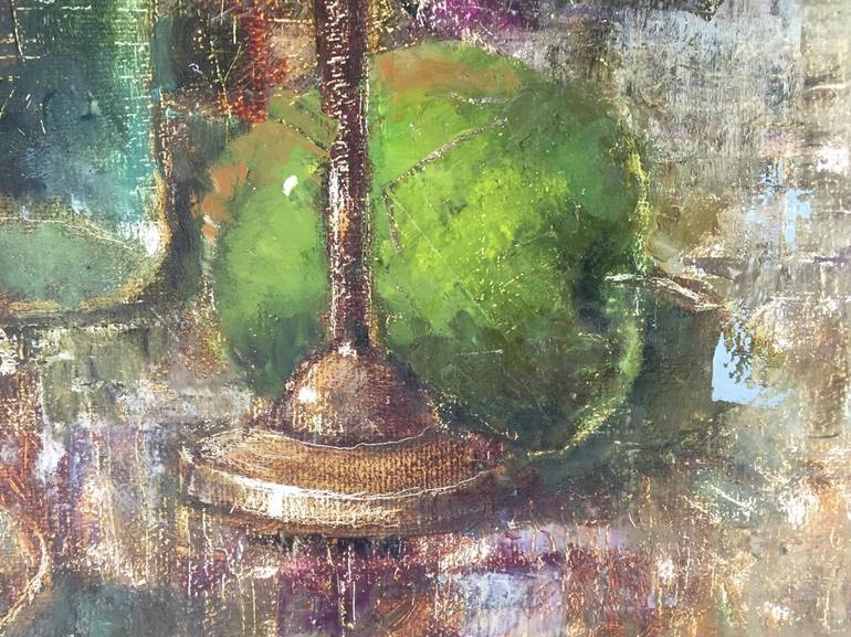 Original Impressionism Still Life Painting by Larisa Grebentsova