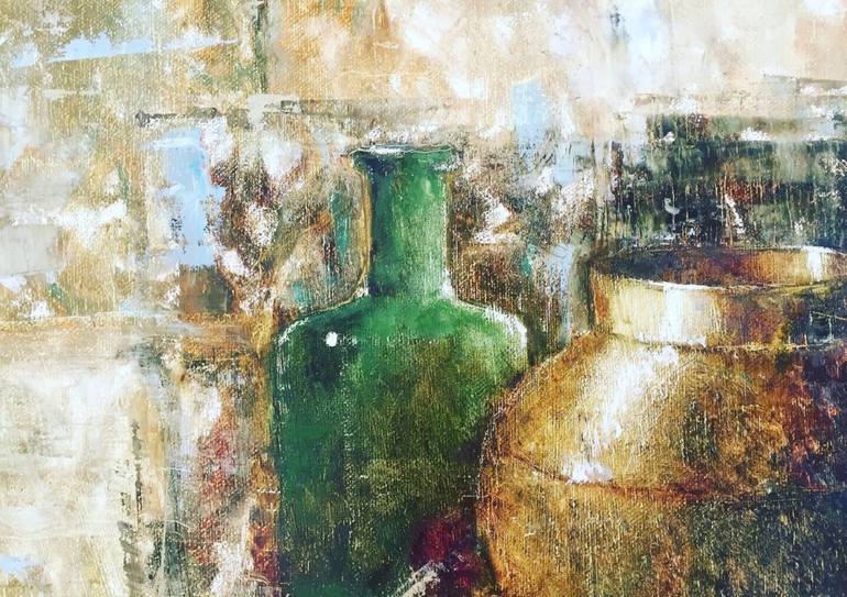 Original Impressionism Still Life Painting by Larisa Grebentsova