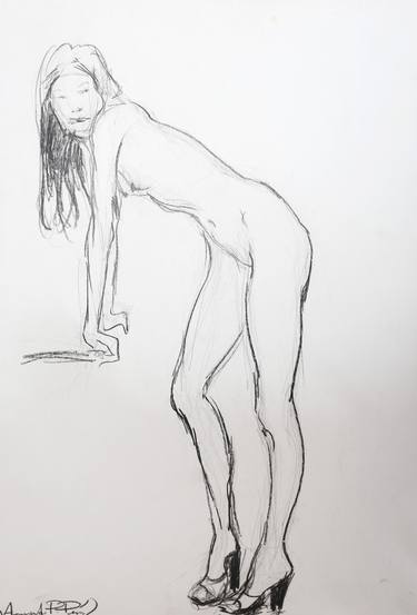 Print of Fine Art Erotic Drawings by Armando Prieto Perez
