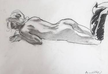 Print of Fine Art Erotic Drawings by Armando Prieto Perez