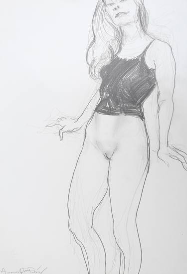 Print of Figurative Erotic Drawings by Armando Prieto Perez
