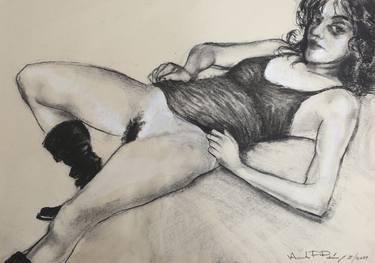 Print of Erotic Drawings by Armando Prieto Perez