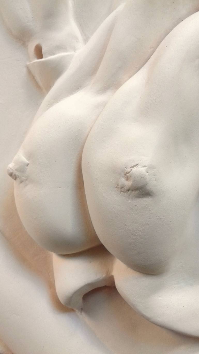 Original Dada Nude Sculpture by Armando Prieto Perez