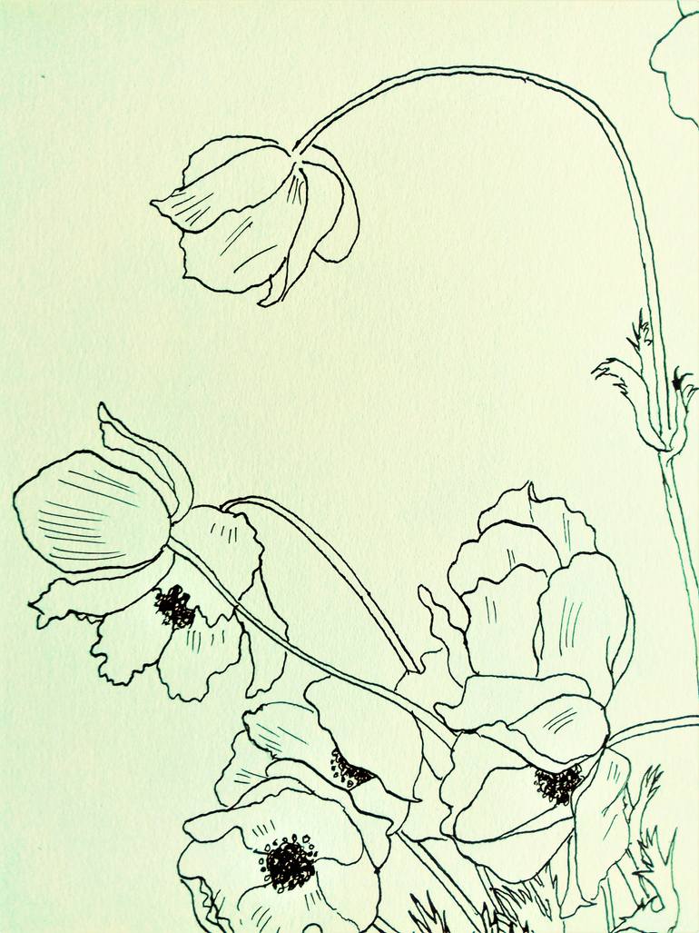 Original naturism Nature Drawing by Armando Prieto Perez